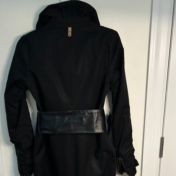 Mackage Trench Coat in Black Size PSmall - Picture 9 of 16